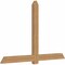 Ekena Millwork Eugene Smooth Timber Gable Bracket, Western Red Cedar, 84"W x 56"H x 3 1/2"D x 5 1/2"F, 16/12 Pitch GBW084X56X0406EUG00SWR - alternate 5